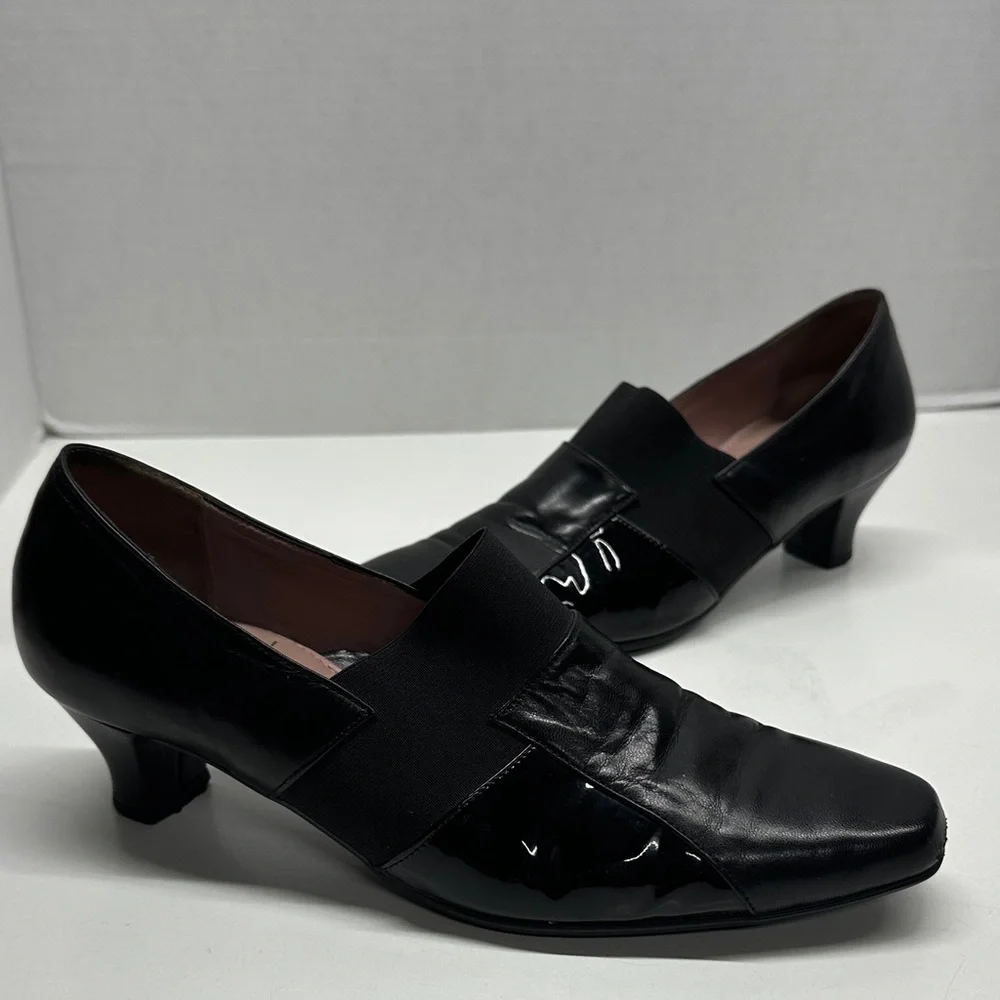 Beautifeel Pumps Low Heel Slip On Comfort Causal Shoes Leather Black Size 38 8
